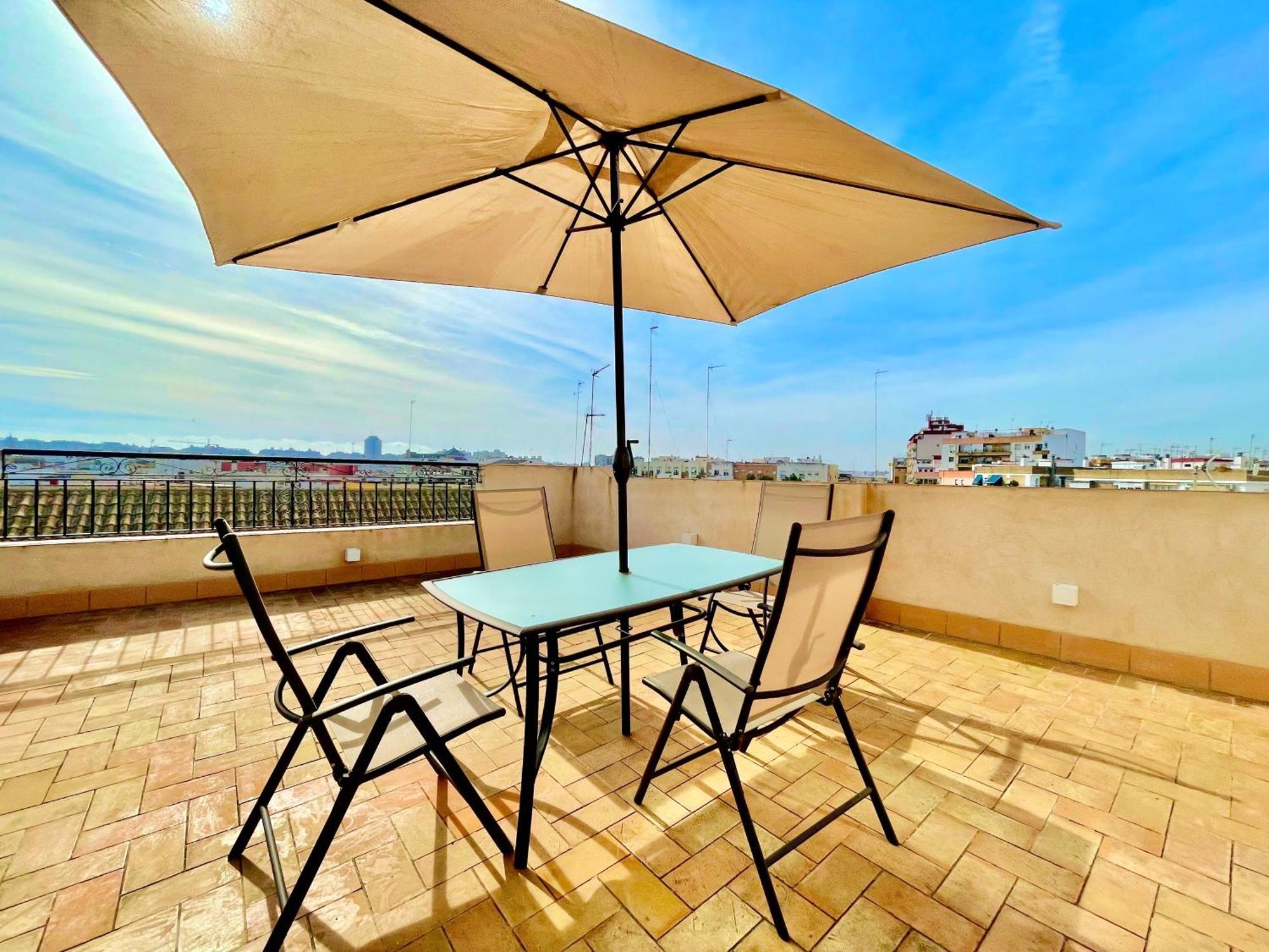Philippe'S Home Triana Con Terraza セビリア エクステリア 写真